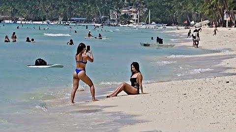 Look! This is Boracay White Beach on October 17 2025 11:50am Walk
