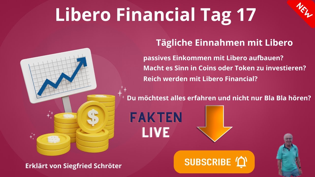 Libero Financial Review deutsch Tag 17 | online Geld verdienen passiv |  Erfahrung Token Staking 🤑