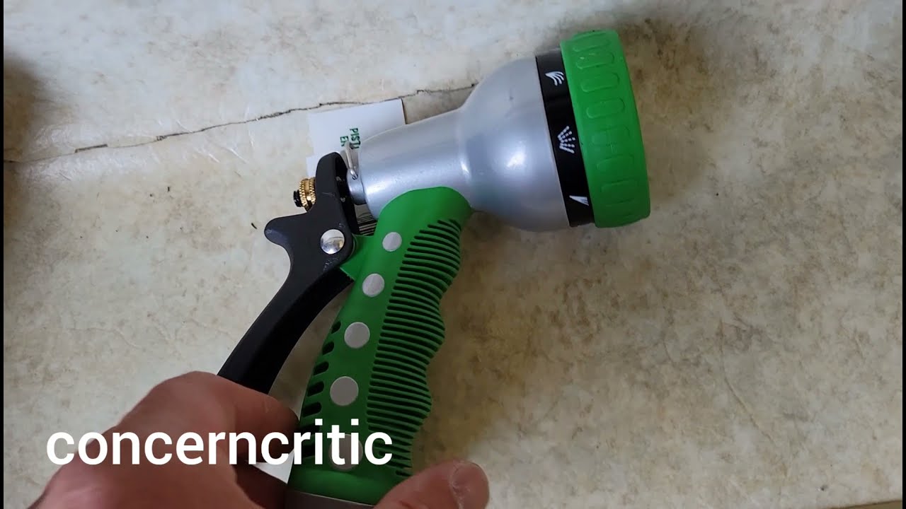 Walmart 9-Pattern Metal Nozzle from Expert Gardener