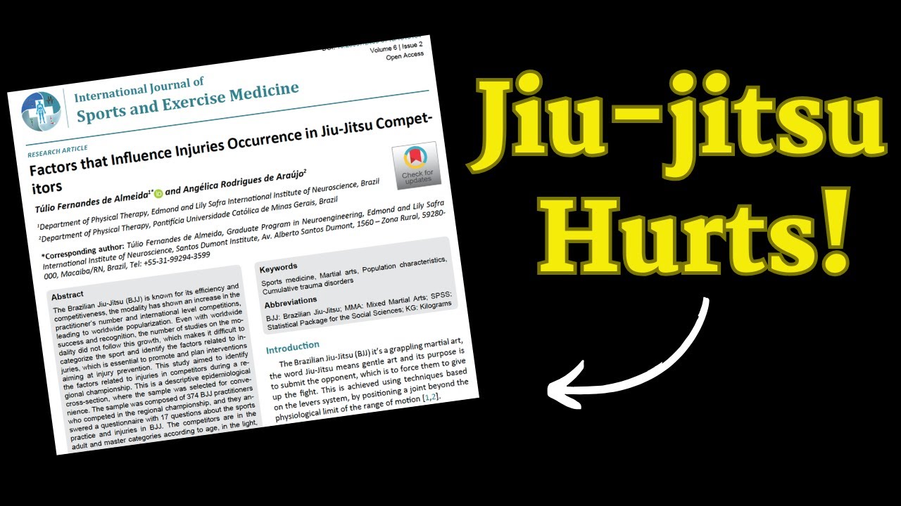 What Are the Factors That Influence Injury in Jiu-Jitsu? Article Review