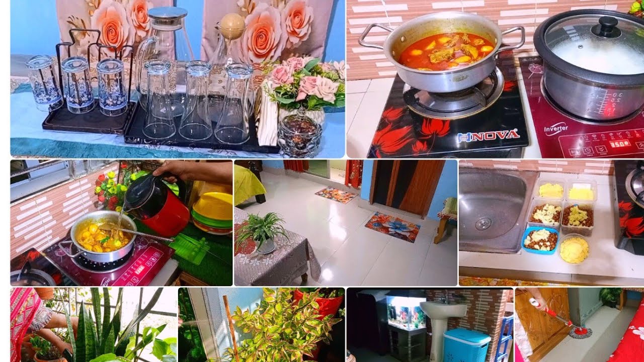 রমজান উপলক্ষে ডাইনিং টেবিল নতুন জিনিস সাজিয়ে নিলাম। সেই সাথে রাতের রান্নাও সেহরির রান্না একসাথে।