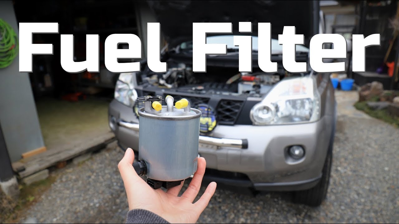 XTRAIL T31 / Try replacing the fuel filter/ 165000km走行したので燃料フィルターを交換して