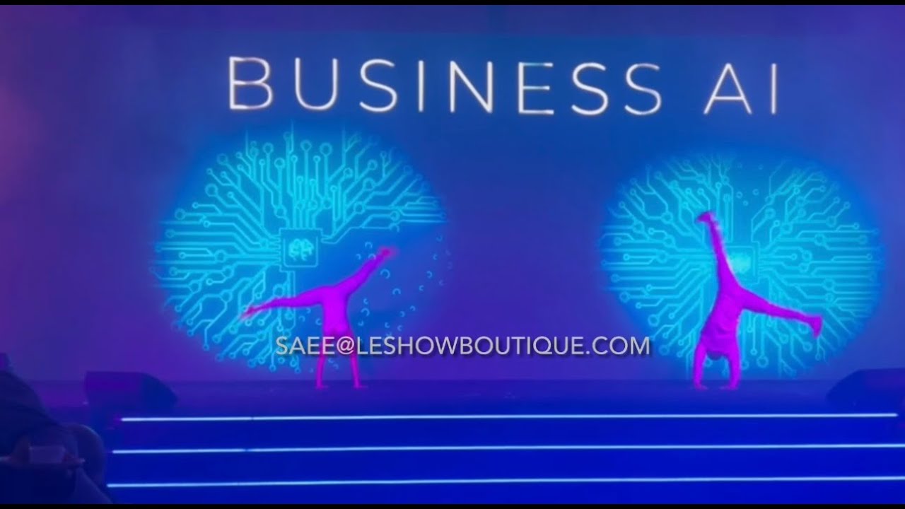 Sustainability Al & Digitalization THEME projection mapping multimedia Dance performance for SICC