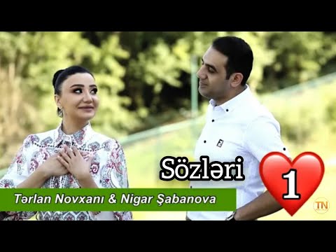 Terlan Novxani - Bir Urek 2019 ft. Nigar Sabanova Sözleri (Music Video)