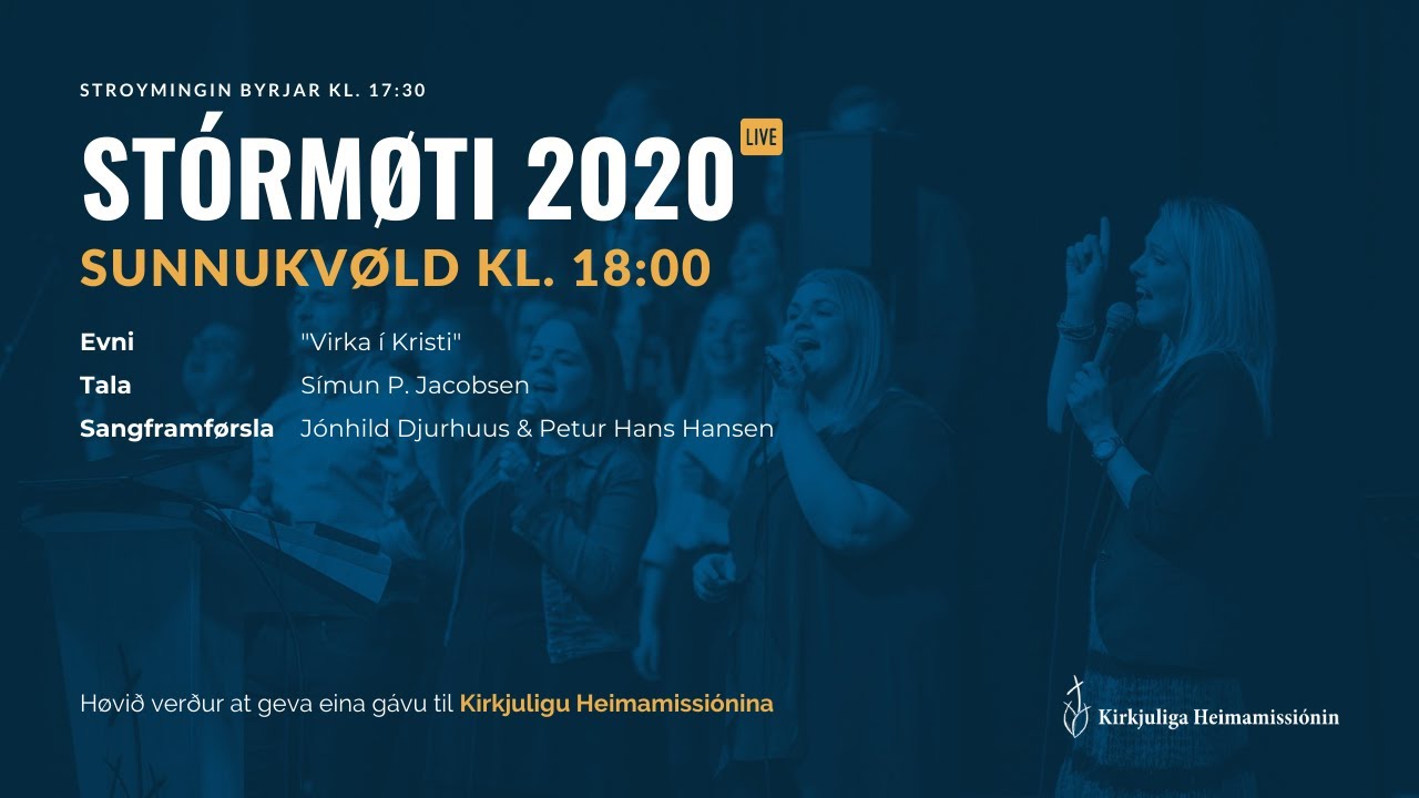 Stórmøti 2020 - møti sunnudag
