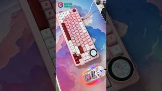 Bộ Combo Phím Chuột Màu Hồng Siêu Dễ Thương - Vter K75 + M8 - Quà Mùng 8 - 3