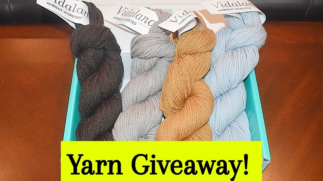 Unboxing KnitCrate Yarn Review & Giveaway!