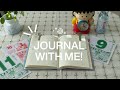 journal with me ASMR ⭑.ᐟ (no BGM + no talking, but many thoughts!)