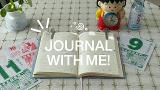 journal with me ASMR ⭑.ᐟ (no BGM + no talking, but many thoughts!) 