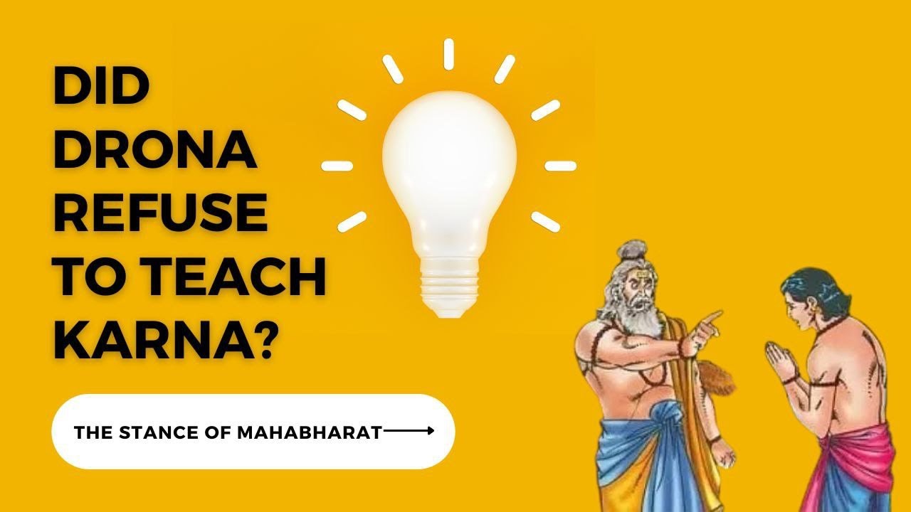 Did Dronacharya refuse to teach Karna because of his varna ✨| Mahabharata Answers |