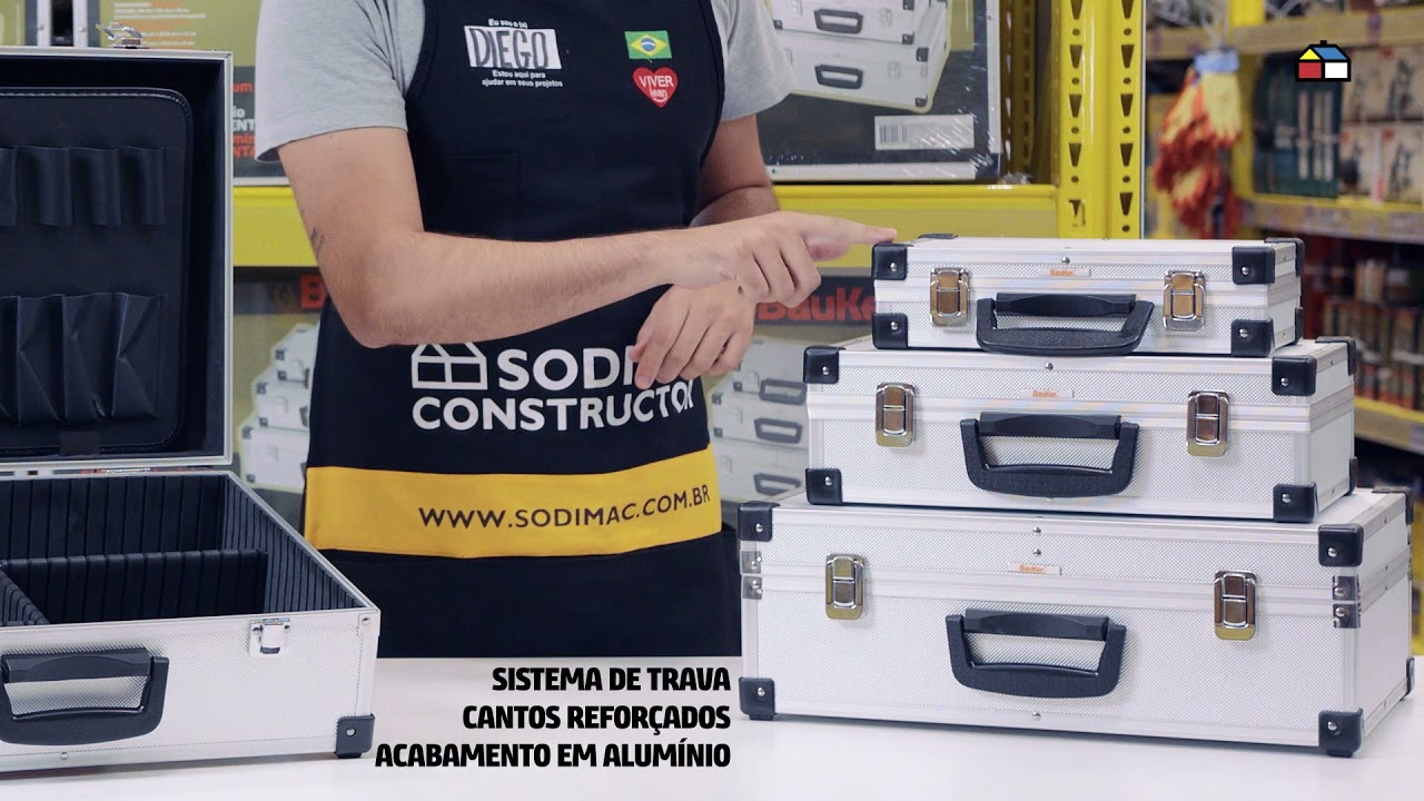 Sodimac - Conjunto de maletas Bauker - YouTube