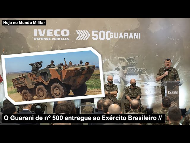 Iveco chega à marca de 500 unidades do blindado Guarani entregues