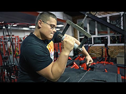 ARM WRESTLING TRAINING FOR LARRY WHEELS 2021 REMATCH