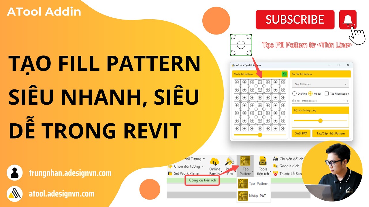 TẠO FILL PATTERN SIÊU NHANH TRONG REVIT - YouTube