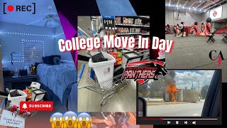 I moved into my college dorm room at Clark Atlanta University ( I went to my first college party)