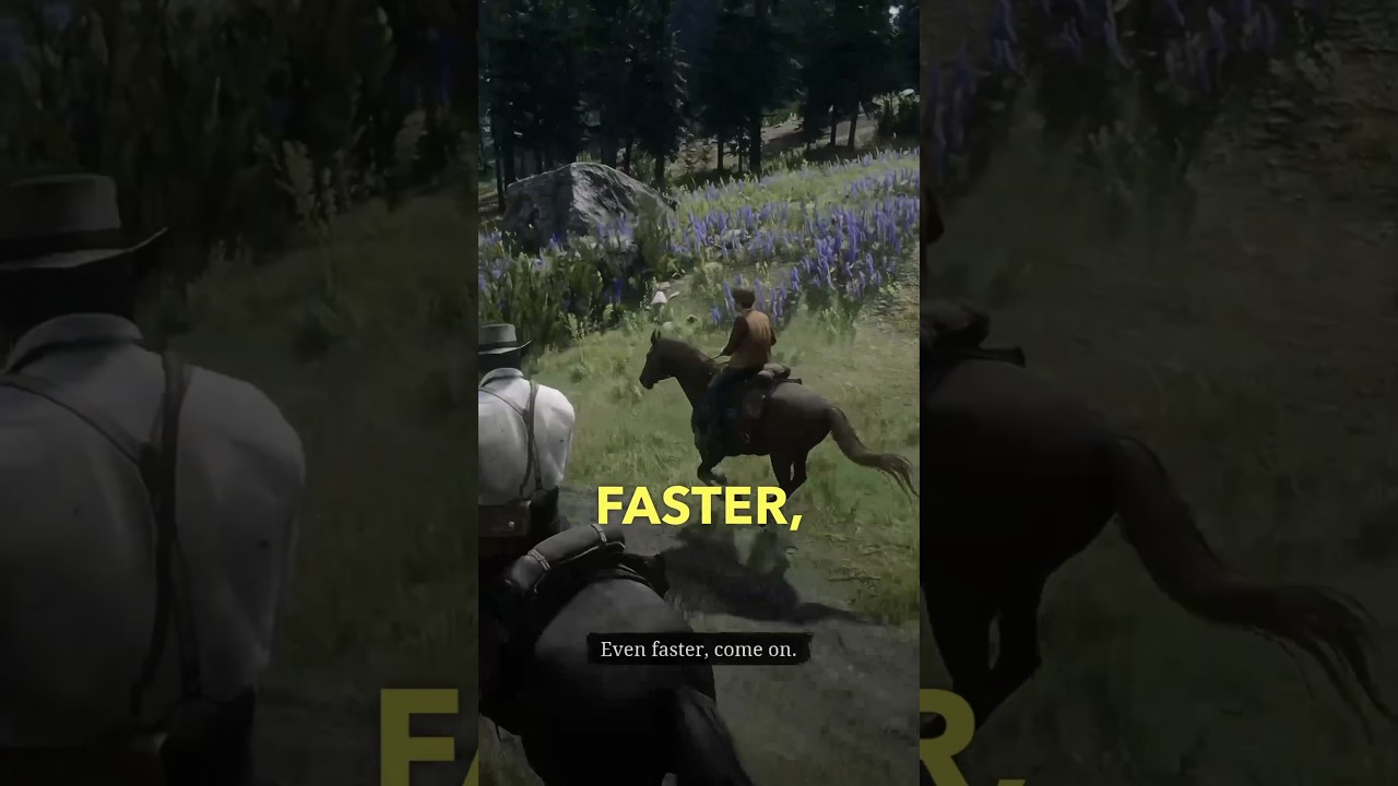 Реакция Джона, если Джек упадет с лошади - Red Dead Redemption 2 