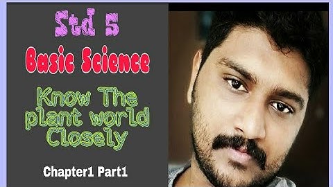 Std 5 || Basic Science Chapter 1 Pt 1  || Know The plant world Closely || Rahul || #Chapter_Thazhava