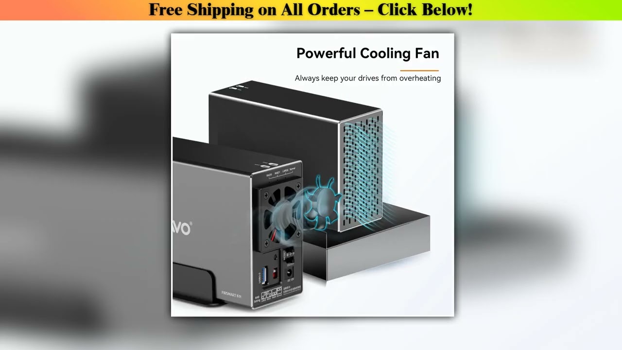 MAIWO 3.5 Inch HDD Case SATA RAID Storage Enclosure Dual Bay Hard Drive Docking Station for