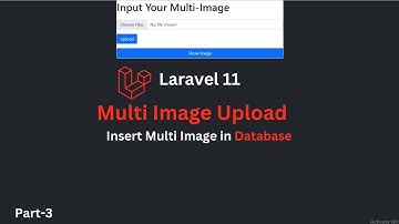 Laravel 11 Insert multi image in Database | #3  | PHP| Starlink |Bangla Tutorial