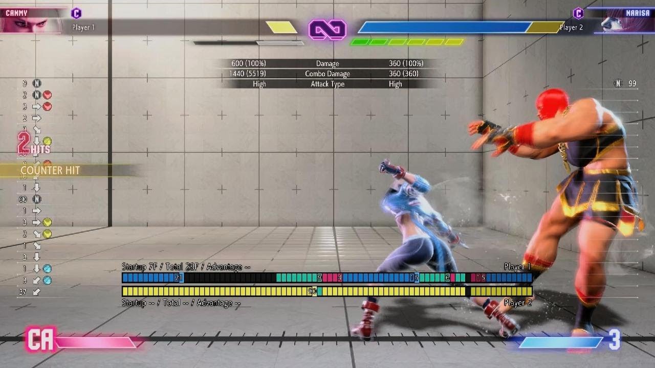 Street Fighter 6 Cammy Walk Combo v1