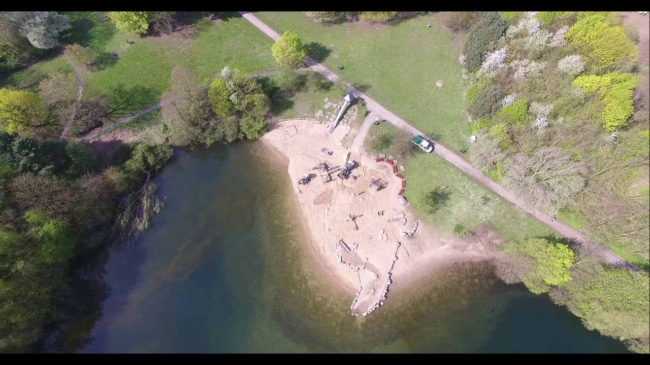 Überflug mit der Phantom, Uettelsheimer See, Duisburg Baerl