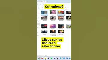 Sélectionner plusieurs fichiers en même temps #astuce #windows #explorateur #fenêtre