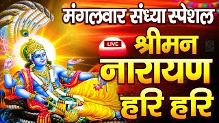 LIVE बुधवार  स्पेशल : विष्णु मंत्र - Vishnu Mantra श्रीमन नारायण हरि हरि | Shriman Narayan Hari