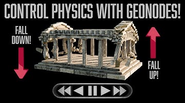 Blender Tutorial - Control Physics Sims with Geometry Nodes (Beginner Friendly)