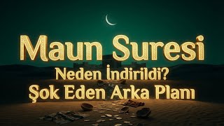 Maun Suresi Neden İndirildi? Unutulan Bir Sûrenin Şok Eden Arka Planı