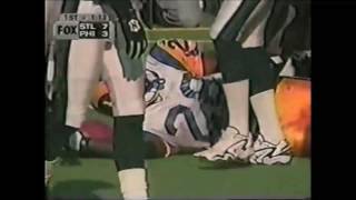 Marshall Faulk vs Eagles 1999 Highlights