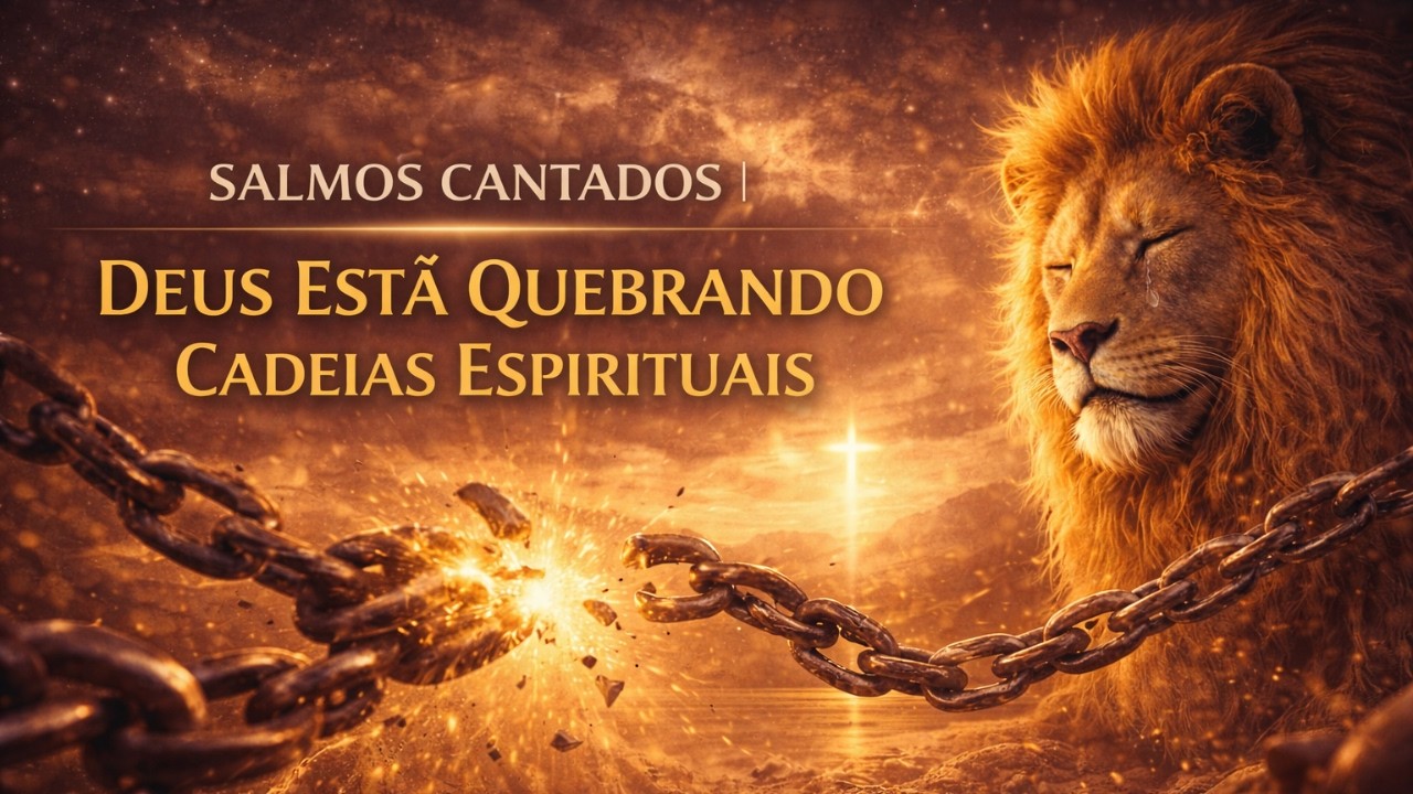 🎵 Salmos Cantados | Deus Está Quebrando Cadeias Espirituais