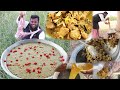 Hyderabadi mutton haleem muslims fasting special mutton recipe cooking in village