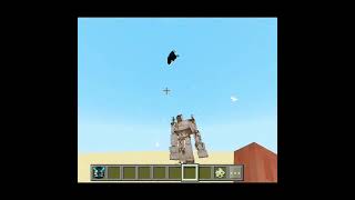 Mutant Iron Golem and Warden fight #minecraft #gaming #shorts #viral