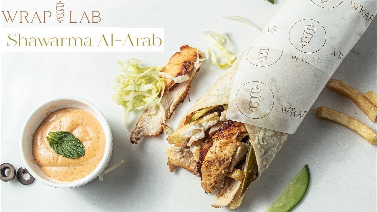 Arabic shawarma in Islamabad from Wrap Lab Islamabad Syrian shawarma
