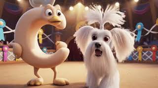 Vibrant Pixar Style ABC Animal Sound Book
