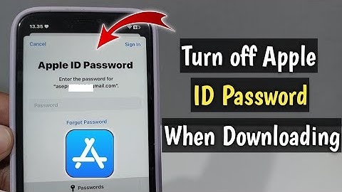 How to Turn OFF Apple ID Password When Downloading Apps