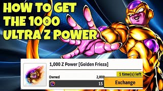 How To Get 1000 Ultra Z Power in Dragon Ball Legends