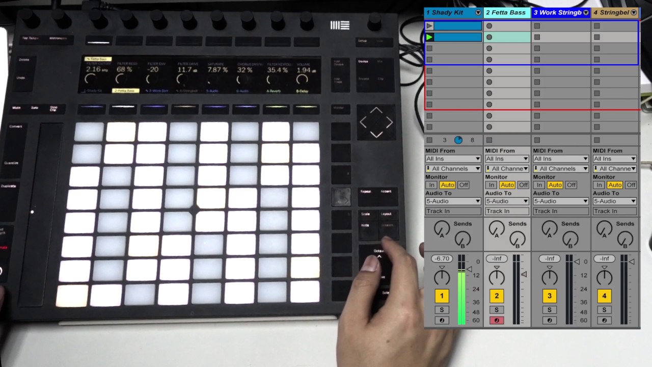 Ableton live 9 Loop on the fly performace in 1 min - YouTube