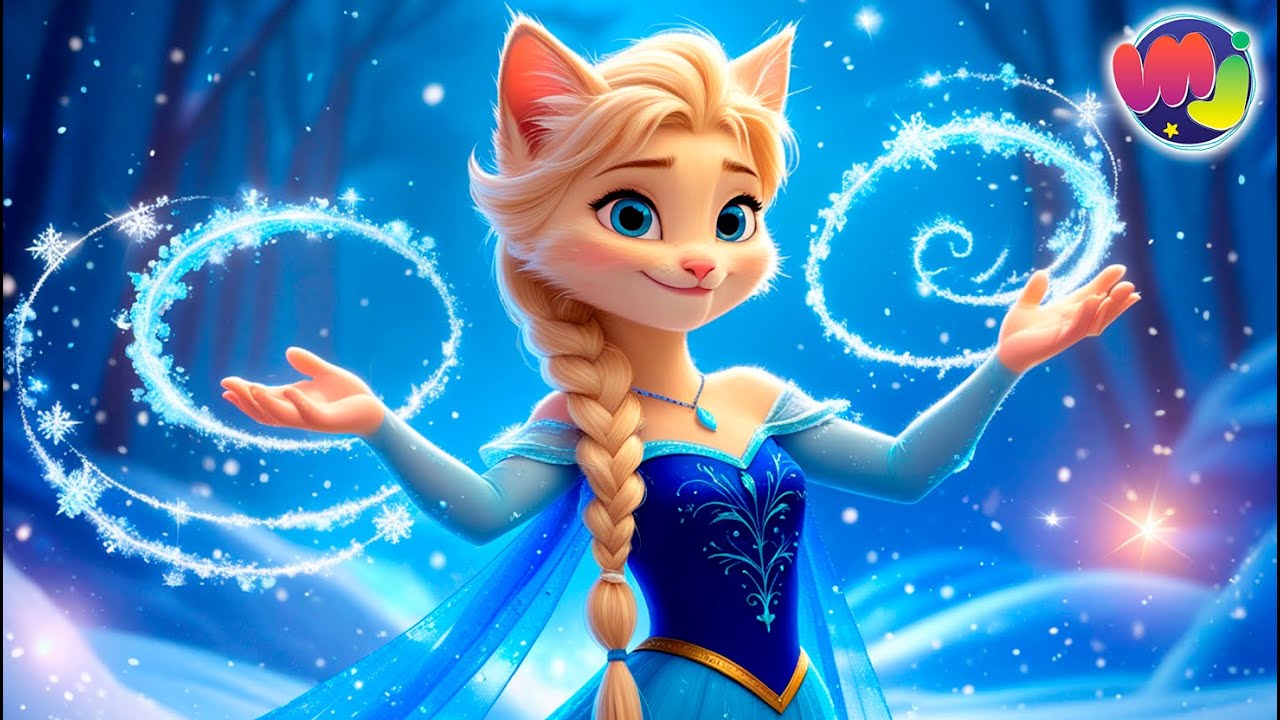 ❄️ ELSA y ANNA salvan el BOSQUE ⛄  CARICATURAS INFANTILES de GATOS 🐱 FROZEN