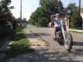 Чоппер с двумя планетовскими движками / Custom bike