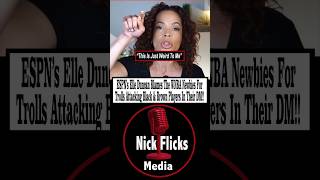 ESPN’s Analyst Elle Duncan Blames The WNBA Newbies For Trolls Attacking Black Players In Their DM!😳