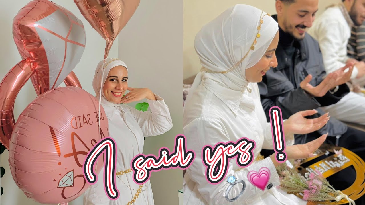في بيتكم عروس 💍🎀🙈i said yes
