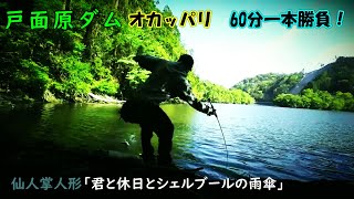 【戸面原ダム】オカッパリ数釣り！　メガバスのワームはどれも釣れるで　イチジクにタイニエクスレイヤーにトーナメントクローラー