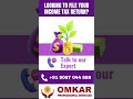 TDS Return | +91 9087 044 888 | Finance | Omkar Professional Services | Accounting | Chennai | IT