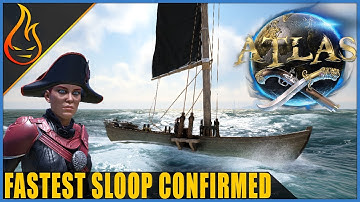 Atlas MMO Proving The Fastest Sloop Build