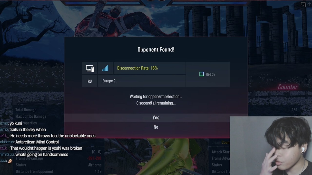 when you give the 16% disconnection rate player a chance...