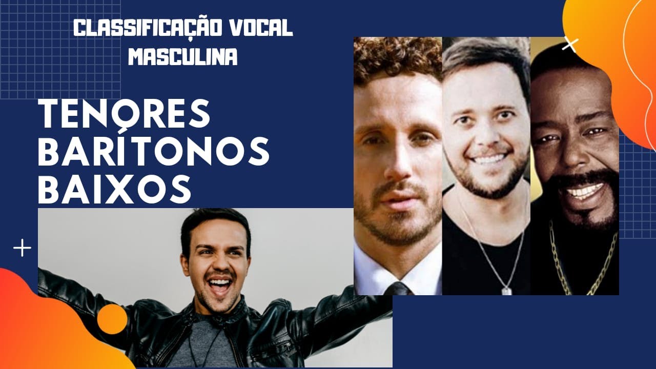 Classificação Vocal Masculina: Tenor, Barítono e Baixo | Rafael Cardeal