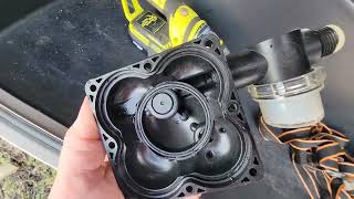 How to Fix your leaking Shurflo RV/Camper fresh water tank pump the correct way for good.