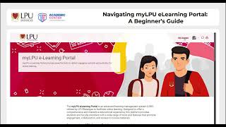 Navigating myLPU eLearning Portal: A Beginner’s Guide