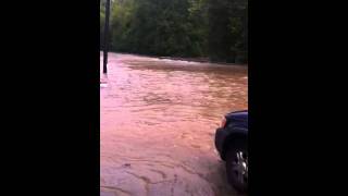 Flood on Braddock Road in Centreville VA